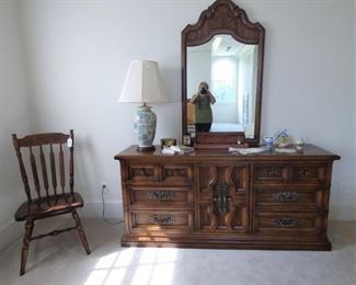 Dresser & Mirror (Part of King Bedroom suite)