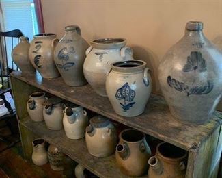I told you we had stoneware!  Here is more with many batter pitchers to choose from.