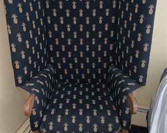 "Angel House" replica primitive chair in excellent, like new condition.