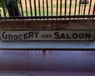 6 feet+ advertising sign. 