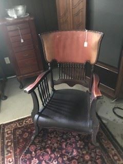 Circa 1900 gentleman's rocker - very heavy construction