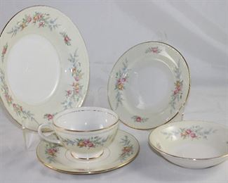 Homer Laughlin “Georgian Eggshell” Depression Era Dinnerware: Luncheon Plates, Rimmed Soup Bowls, B&B Plates, Dessert Bowls and Cups & Saucers