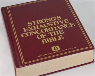 Strong’s Exhaustive Concordance of the Bible Old Time Gospel Edition