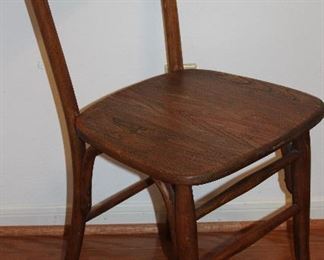 Antique Bentwood Oak Side Chair 