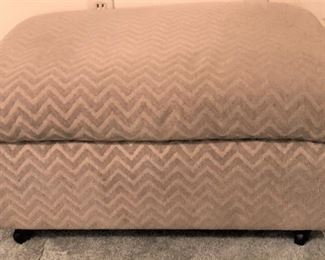 Large Upholstered Ottoman with lift top storage