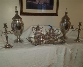 More Silver Plate Lovely entertaining and Decorator items