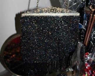 BEADED EVENING BAG
