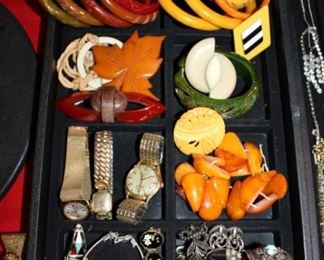 BAKE LITE, WATCHES, BRACELETS