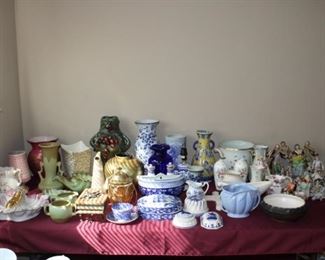 POTTERY, OCCUPIED JAPAN FIGURINES