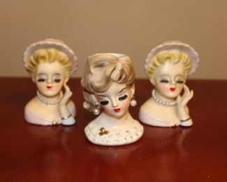 SMALL HEAD VASES