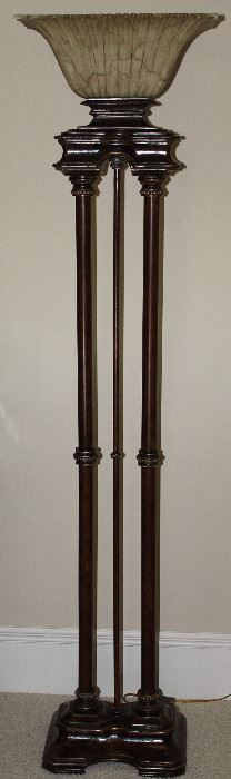 Torchiere 2-Column Floor Lamps (1 of 2 Shown) 71 1/4”H x 17 1/4”W x 12”D