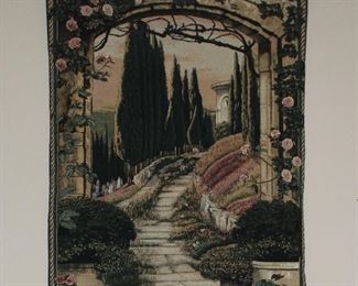 Beautiful Garden Path Wall Tapestry