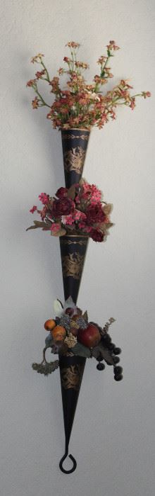 Metal Federal Style 3 - Tussie Mussie With Florals