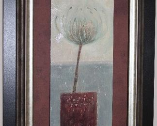Agapanthus Framed Art Print (18.5” x 30.5” Overall)