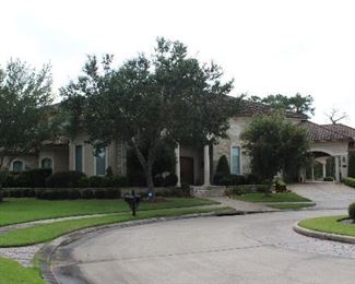 Front view of house from left