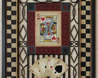 Paragon Picture Gallery “King” Metal Wall Art. Artist Unknown (29” x 38”)