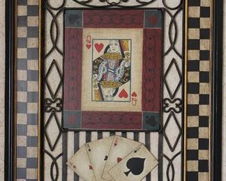 Paragon Picture Gallery “Queen” Metal Wall Art. Artist Unknown (29” x 38”)