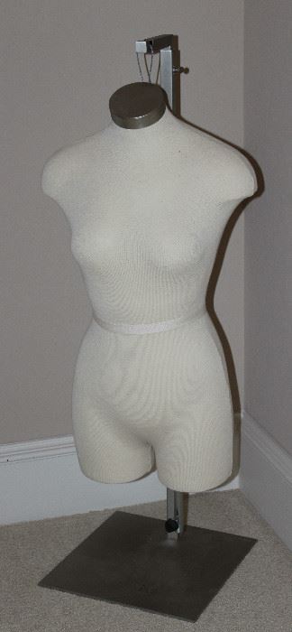 Female Dress Form on Metal Stand