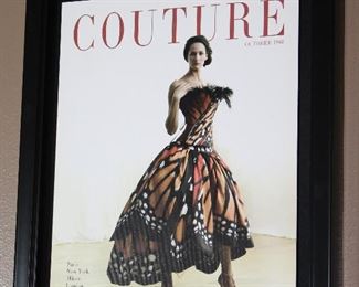 Luly Yang, “The Butterfly Girl” October 1968 Couture Magazine Cover Wall Art (11 x 14)