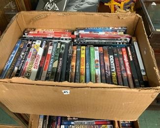 3 boxes of DVD great titles 