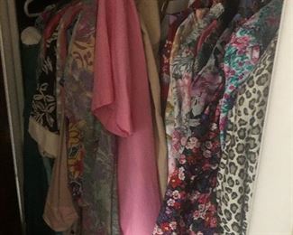 HUNDREDS OF VINTAGE CLOTHING, MANY NEVER WORN WITH TAGS