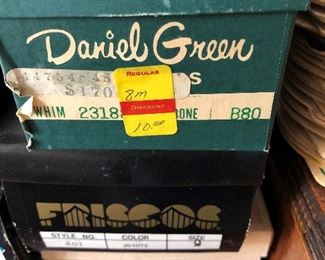 VINTAGE NEVER WORN SHOES IN ORIGINAL BOXES WITH PRICE TAGS