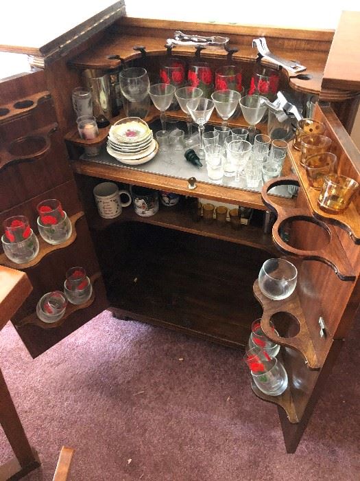 PROHIBITION BAR CABINET