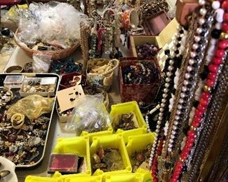 SOME OF THE THOUSANDS OF JEWELRY - AS FAR AS THE EYE CAN SEE