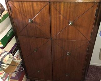 OUTSIDE OF THE HIDDEN LIQUOR PROHIBITION LIQUOR CABINET