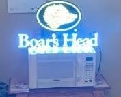 BOAR'S HEAD NEON ADVERTISING