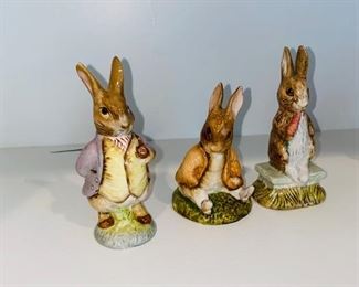 BEATRIX POTTER FIGURINES