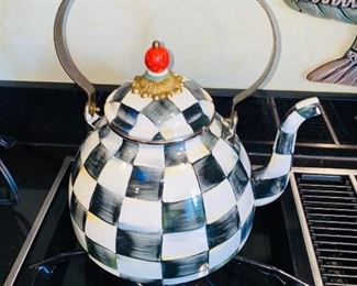 $125 MACKENZIE CHILDS COLLECTIBLE TEAPOT