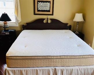 $300 KING SIZE PILLOW-TOP MATTRESS AND BOX SPRING
76”W x 80”L