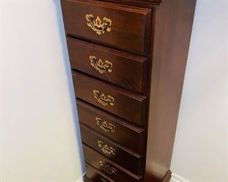 $75 WOODEN LINGERIE CHEST 7 DRAWER
18”L x 14”W x 51”H