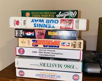 VHS SPORTS TAPES