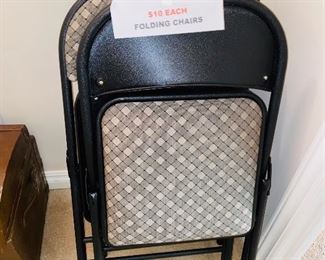 $10 EACH FOLDING CHAIRS