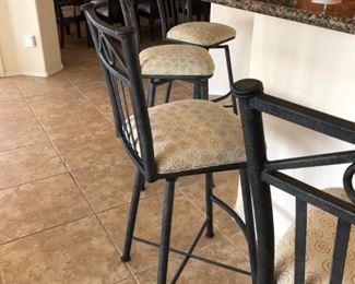 4 swivel barstools