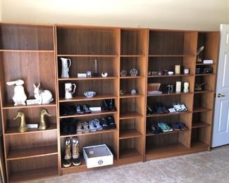 Teak wood bookcases