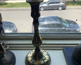 Handpainted Candlesticks 