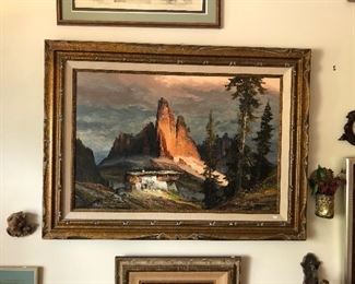 Framed Oil on Canvas