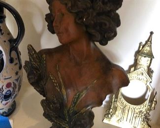 Art Nouveau Female Bust 