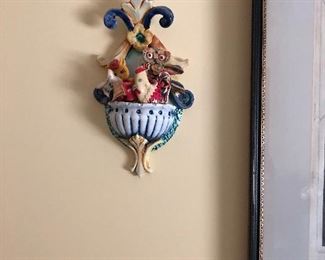 Faience Wall Plaque 
