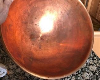 Copper Chocolate Bowl 