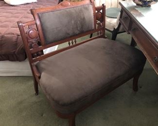 Art Nouveau Settee/Bench 