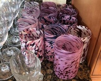 Art Glass Tumblers 
