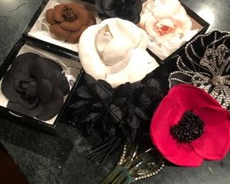 Chanel silk flowers