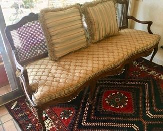 Country French settee