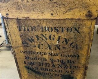The Boston Swinging Can Kerosene Box
