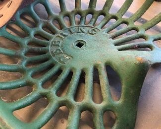 Deering tractor seat