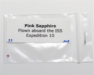 S4   Pink Sapphire In Space Flown Aboard the ISS Expedition 10	$41.95
